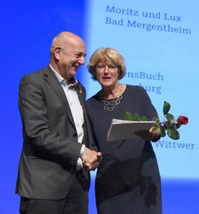 Verleihung des Buchhandlungspreises in Heidelberg 2016. © Bundesregierung / Baumann