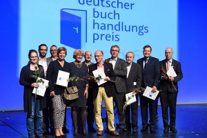 Verleihung des Buchhandlungspreises in Heidelberg 2016. © Bundesregierung / Baumann