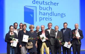 Verleihung des Buchhandlungspreises in Heidelberg 2016. © Bundesregierung / Baumann