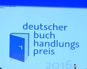 Verleihung des Buchhandlungspreises in Heidelberg 2016. © Bundesregierung / Baumann