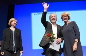 Verleihung des Buchhandlungspreises in Heidelberg 2016. © Bundesregierung / Baumann