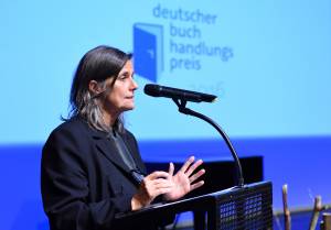 Verleihung des Buchhandlungspreises in Heidelberg 2016. © Bundesregierung / Baumann