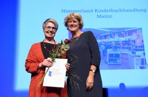 Verleihung des Buchhandlungspreises in Heidelberg 2016. © Bundesregierung / Baumann