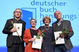 Verleihung des Buchhandlungspreises in Heidelberg 2016. © Bundesregierung / Baumann