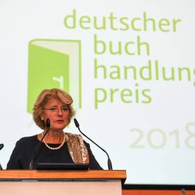 Preisverleihung Deutscher Buchhadlungspreis StM Monika Grütters (BKM) , © Bundesregierung / Zucchi.