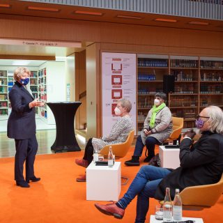 Verleihung Deutscher Buchhandlungspreis 2020 in der Staatsbibliothek Unter den Linden, Berlin © Lene Münch