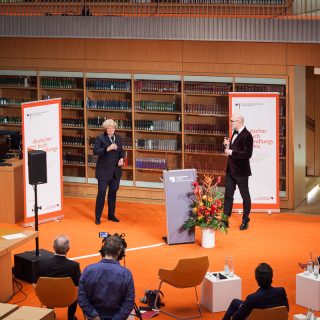 Verleihung Deutscher Buchhandlungspreis 2020 in der Staatsbibliothek Unter den Linden, Berlin © Lene Münch