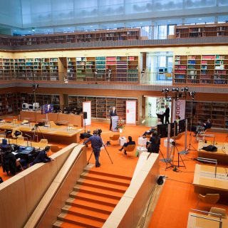 Verleihung Deutscher Buchhandlungspreis 2020 in der Staatsbibliothek Unter den Linden, Berlin © Lene Münch