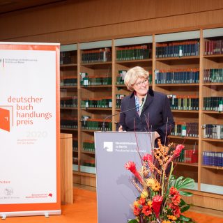 Verleihung Deutscher Buchhandlungspreis 2020 in der Staatsbibliothek Unter den Linden, Berlin © Lene Münch