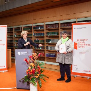 Verleihung Deutscher Buchhandlungspreis 2020 in der Staatsbibliothek Unter den Linden, Berlin © Lene Münch