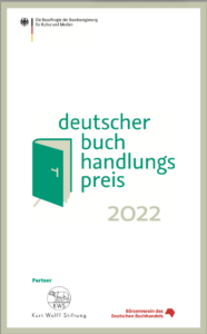 Broschüre Deutscher Buchhandlungspreis 2022 Titelblatt