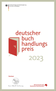Cover Broschüre Deutscher Buchhandlungspreis 2023